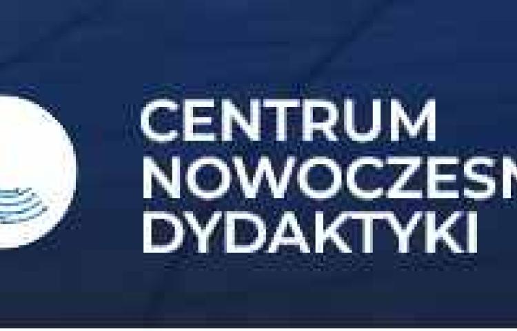 Logo z napisem Centrum Nowoczesnnej Dydaktyki